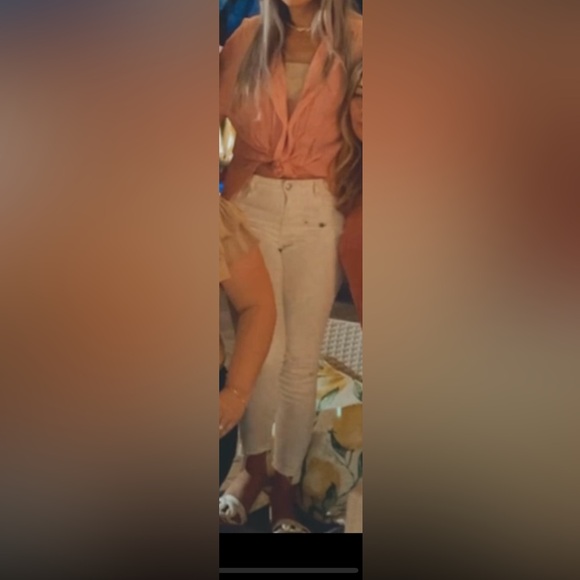 ZARA - WOMEN’S FLOWY KNOTTED SHIRT - SIZE XS - Picture 9 of 9